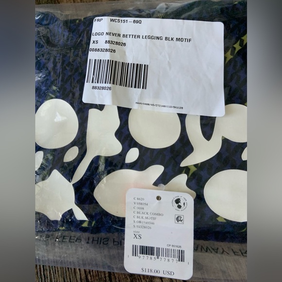 FP Movement by Free People ~ Never Better Logo Leggings ~ Size ~ XS ~ * NWT * - Picture 6 of 15